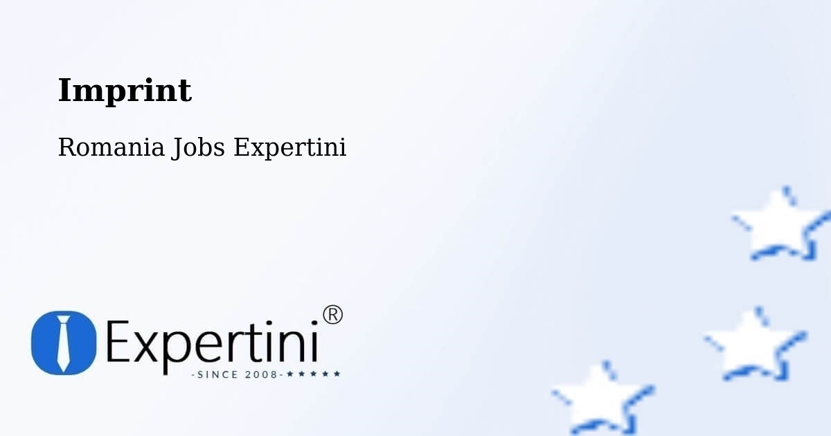 Imprint – Buești - Romania Jobs Expertini